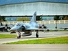 Mirage 2000 auf dem Weg zur Startbahn. (Bild öffnet sich in einem neuen Fenster)