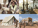Szenen aus den Flüchtlingslagern im Tschad. Fotos: UNHCR.