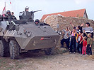 Mannschaftstransportpanzer "Pandur" im Kosovo-Einsatz