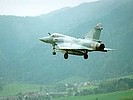 Mirage 2000 beim Landeanflug. (Bild öffnet sich in einem neuen Fenster)