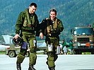 Piloten der Mirage 2000. (Bild öffnet sich in einem neuen Fenster)
