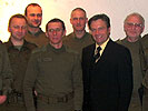 Minister Günther Platter und die Kommandanten aller beteiligten Verbände. (Bild öffnet sich in einem neuen Fenster)