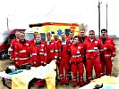 Das Katastropheninterventionsteam aus aus Lettland. (Bild öffnet sich in einem neuen Fenster)