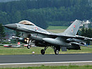 F-16 "Fighting Falcon". (Bild öffnet sich in einem neuen Fenster)