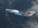 MiG-21MF �Lancer� der rumänischen Luftwaffe.
Foto: K. Tokunaga. (Bild öffnet sich in einem neuen Fenster)