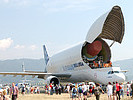 Airbus A 300-600 ST ’Beluga’ - 1.400 Quadratmeter Frachtraum. (Bild öffnet sich in einem neuen Fenster)