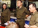 V.r.: Kommandant Aflenzer, Major Kaltenbacher und Oberleutnant Faukal. (Bild öffnet sich in einem neuen Fenster)
