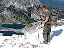 Zwischendurch genossen die Soldaten das Panorama der Tiroler Bergwelt.
