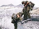 Österreichische Soldaten beim Training im Gebirge.
