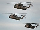 Deutsche CH-53-Maschinen. (Bild öffnet sich in einem neuen Fenster)