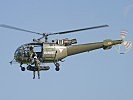 Ein "Alouette" III-Helikopter. (Bild öffnet sich in einem neuen Fenster)