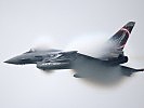 Eurofighter mit Sonderlackierung. (Bild öffnet sich in einem neuen Fenster)