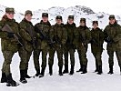 Erstmalig eine Mannschaft komplett aus Soldatinnen - "Russland 3". (Bild öffnet sich in einem neuen Fenster)