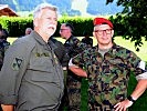Die Schweizer Armee interessierte sich für die Leistungen der Miliz. (Bild öffnet sich in einem neuen Fenster)