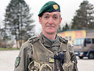 Der Kommandant des Jägerbataillons Salzburg Major Matchl. (Bild öffnet sich in einem neuen Fenster)