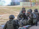 Die steirischen Soldaten beim Training.