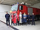 Die "Heiligen Drei Könige" bei der Brandschutzgruppe.