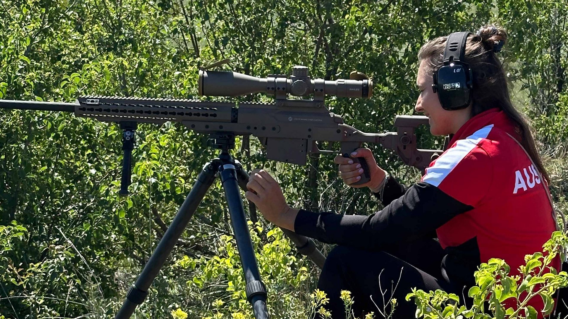 Praktische Schießübungen mit den Waffen des Jagdkommandos standen auf dem Programm. 