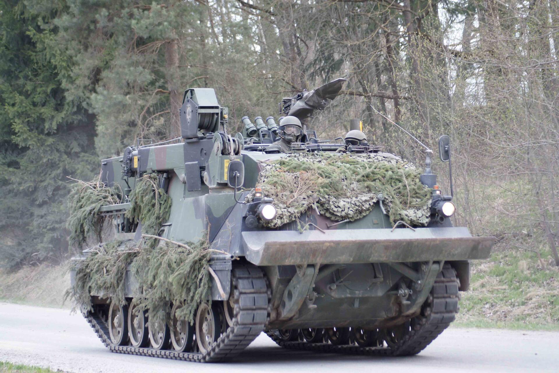 Ein Bergepanzer "Greif".
