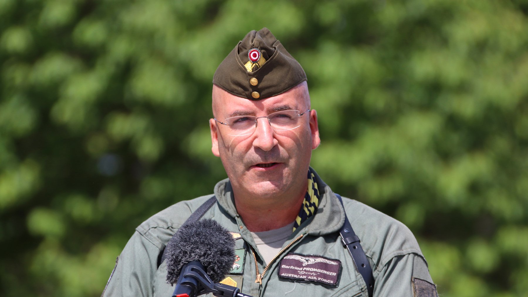 "Airchief" Brigadier Gerfried Promberger.