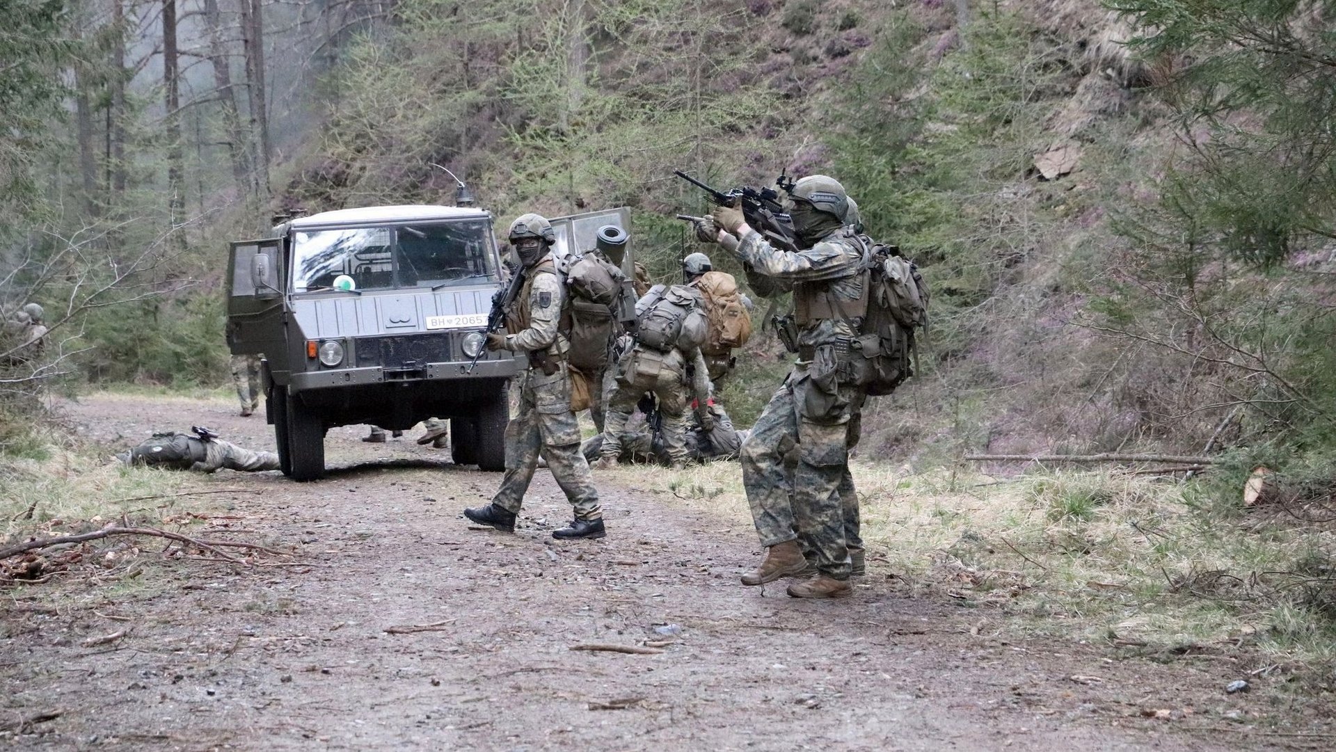 Soldaten aller Bataillone der Brigade nahmen an dieser Fortbildung teil.