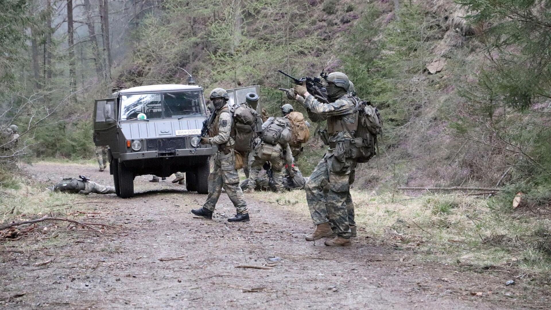 Soldaten aller Bataillone der Brigade nahmen an dieser Fortbildung teil.