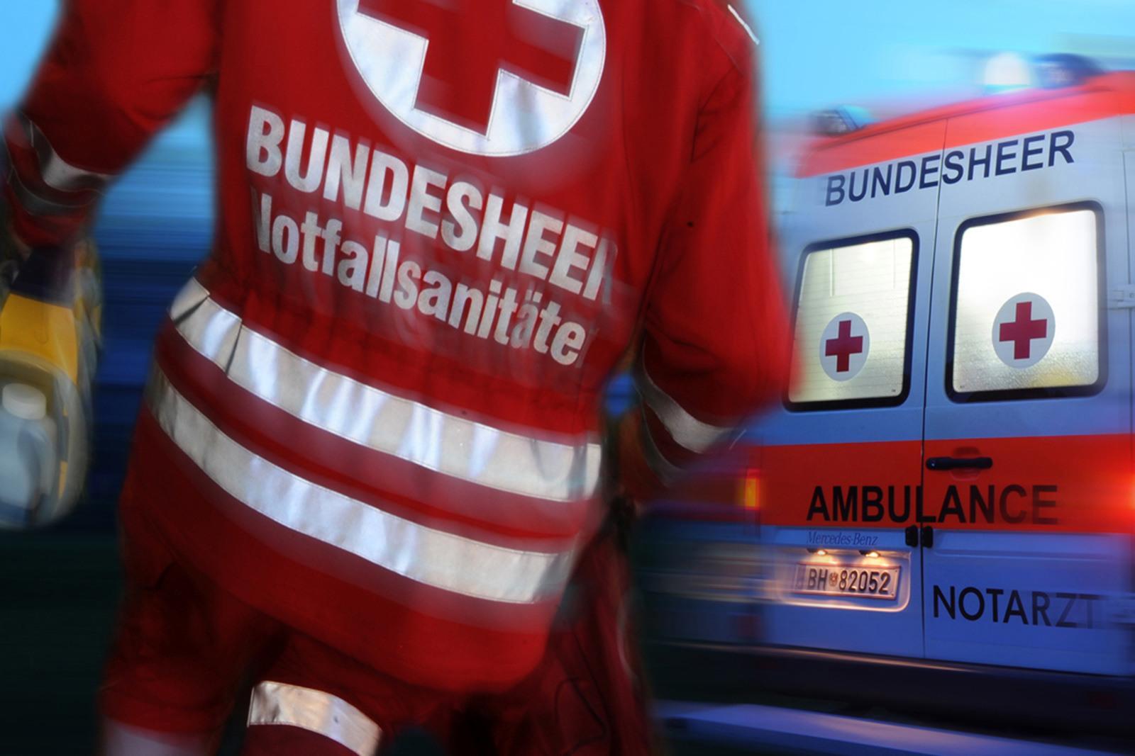 Ärzte und Sanitäter stellen die medizinische Versorgung sicher.