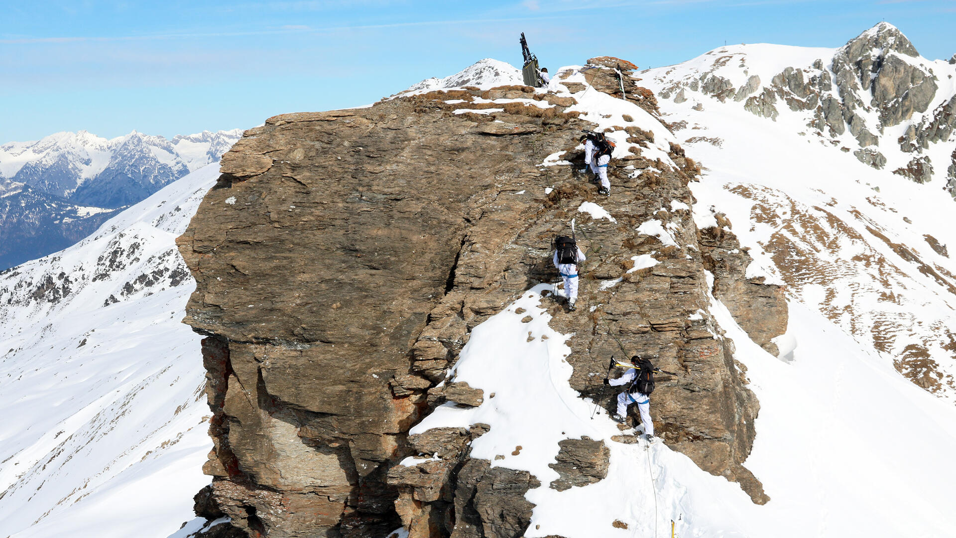 Beim Wettkampf "Edelweiss Raid" zeigen Gebirgsjäger aus der ganzen Welt ihr Können.