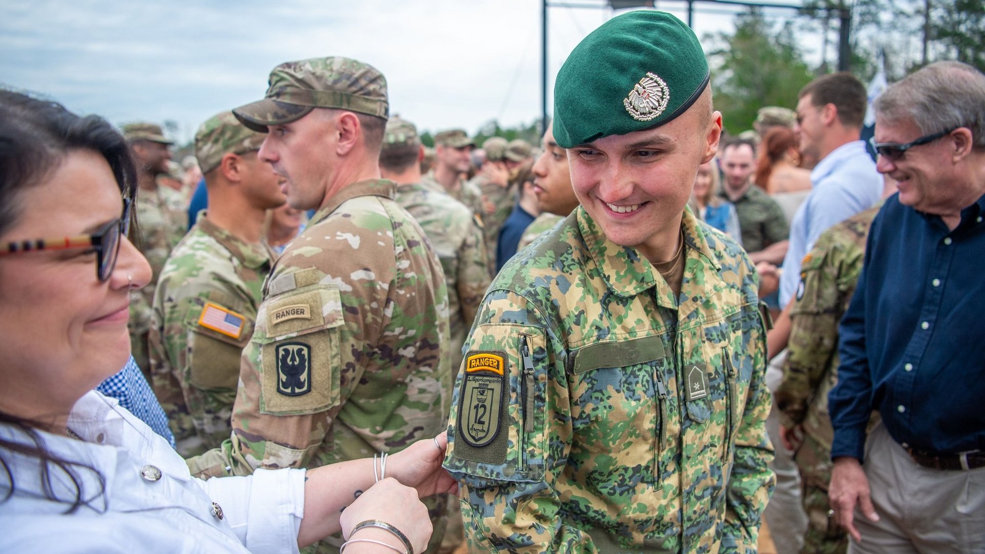 Das "US-Ranger" Badge: Belohnung für die harte Ausbildung.