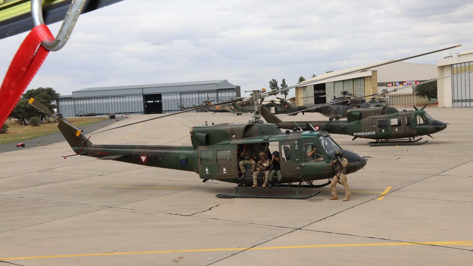 Hubschrauberübung "Hot Blade 23" in Portugal. 