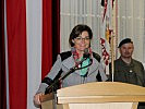Beate Prettner bei ihrer Ansprache am Brigadetag. (Bild öffnet sich in einem neuen Fenster)