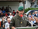 Der Kommandant der "Siebenten", Brigadier Wörgötter bei seiner Ansprache. (Bild öffnet sich in einem neuen Fenster)