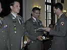 Vom Jägerbataillon 18 wurde Oberstabswachtmeister Peer geehrt. (Bild öffnet sich in einem neuen Fenster)