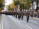 Kärtner Soldaten bei der Jubiläumsparade.